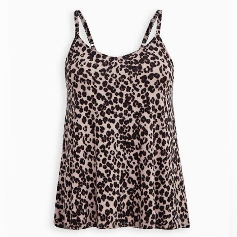 Torrid leopard print swing cami